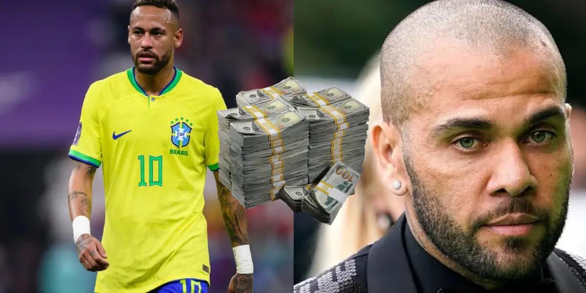 Neymar's family member might be able to help Dani Alves be released.