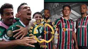Palmeiras and Fluminense. Photo.Infobae