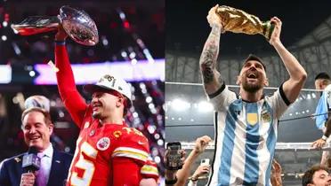 Patrick Mahomes has put himself as one of the GOATS in the NFL, an accomplish Lionel Messi accomplished.