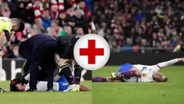Pedri and Frenkie De Jong suffered injuries in the first half against Bilbao.