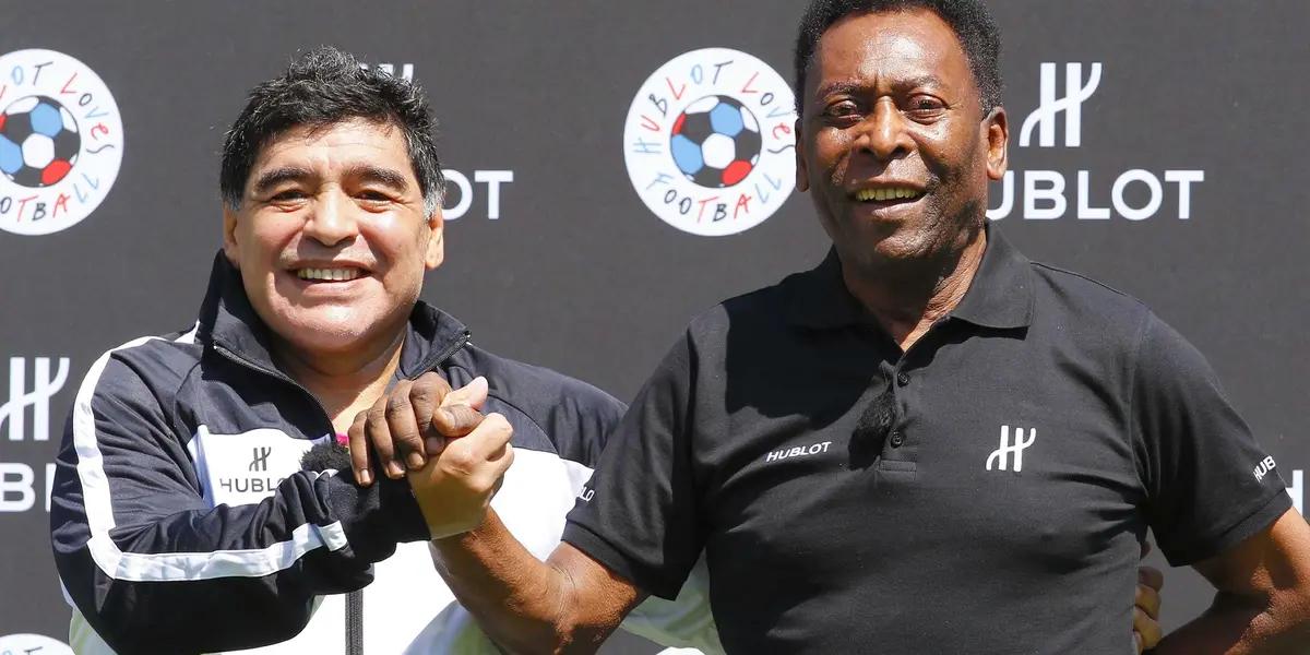 Pelé could not help but get emotional after seeing the tribute that Conmebol paid to Diego Armando Maradona, and this is what he said.