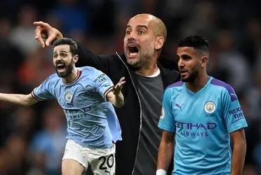 Pep Guardiola and the player who would arrive to reinforce the attack