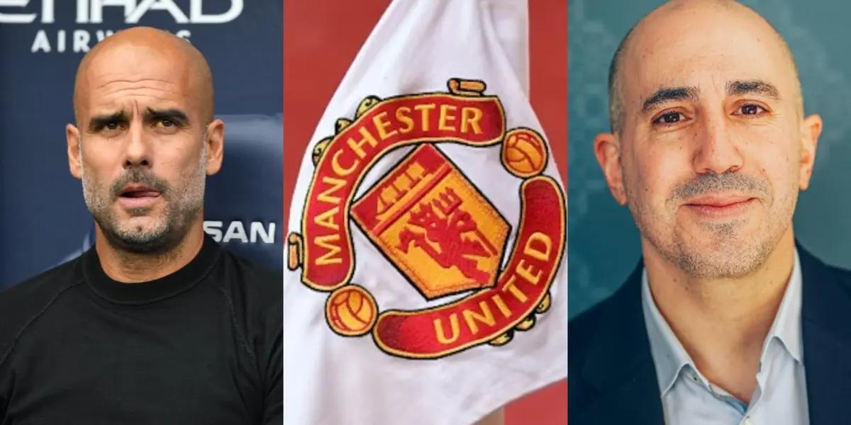 Pep Guardiola comments about Omar Berrada joining Manchester United.