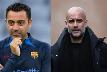 Pep Guardiola gave a low blow to Barcelona.