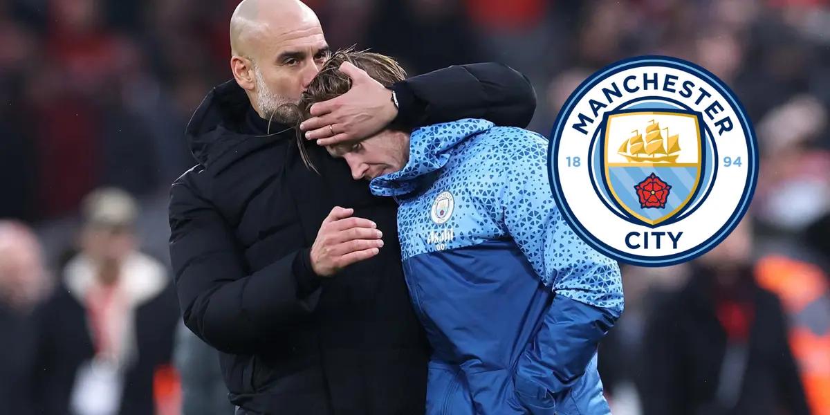 Pep Guardiola, Kevin De Bruyne Photo: Eurosport