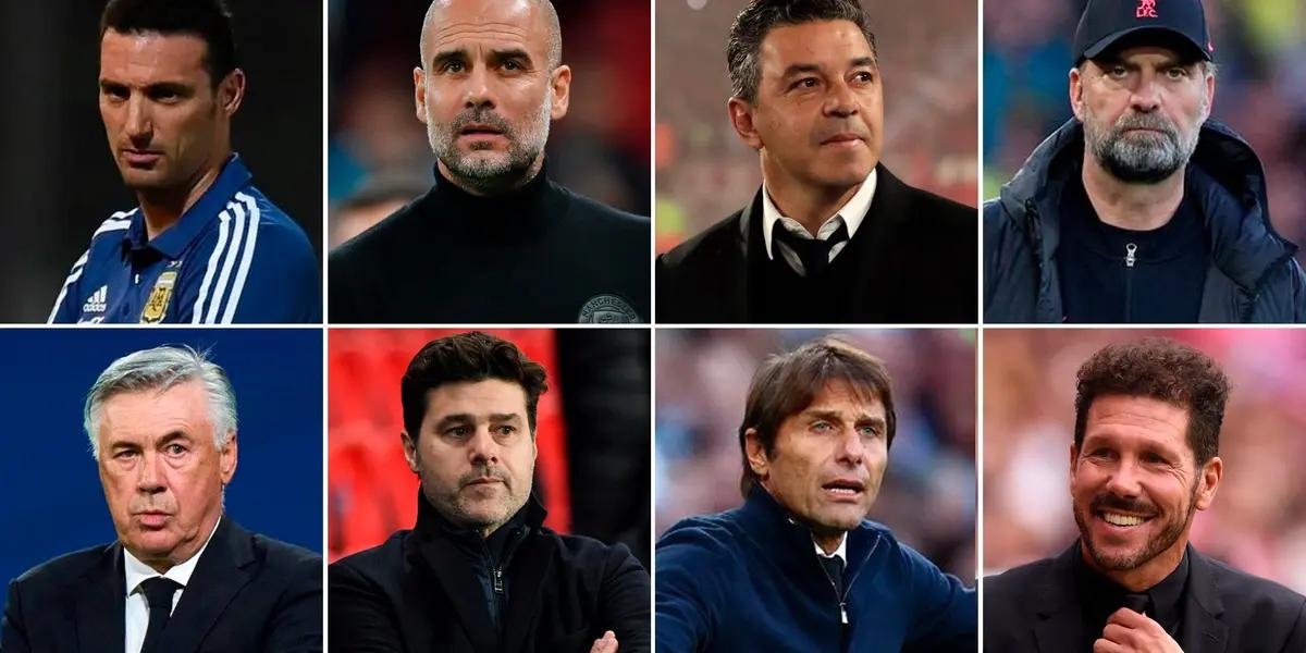 Pep Guardiola - Marcelo Gallardo - Jurgen Klopp