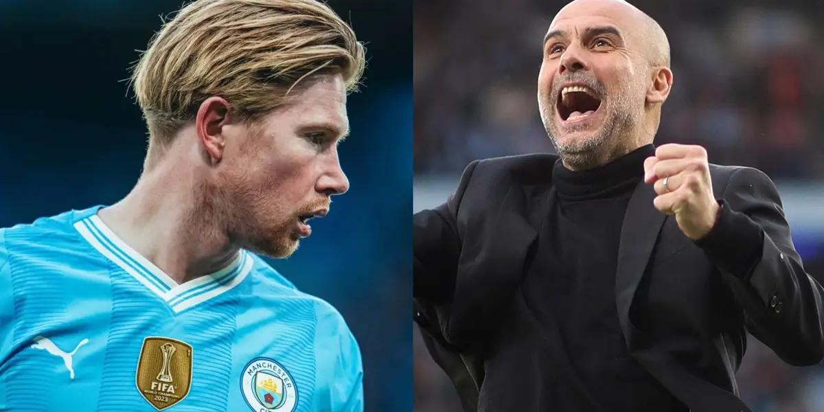 Pep Guardiola's words about De Bruyne after his exhibition against Newcastle