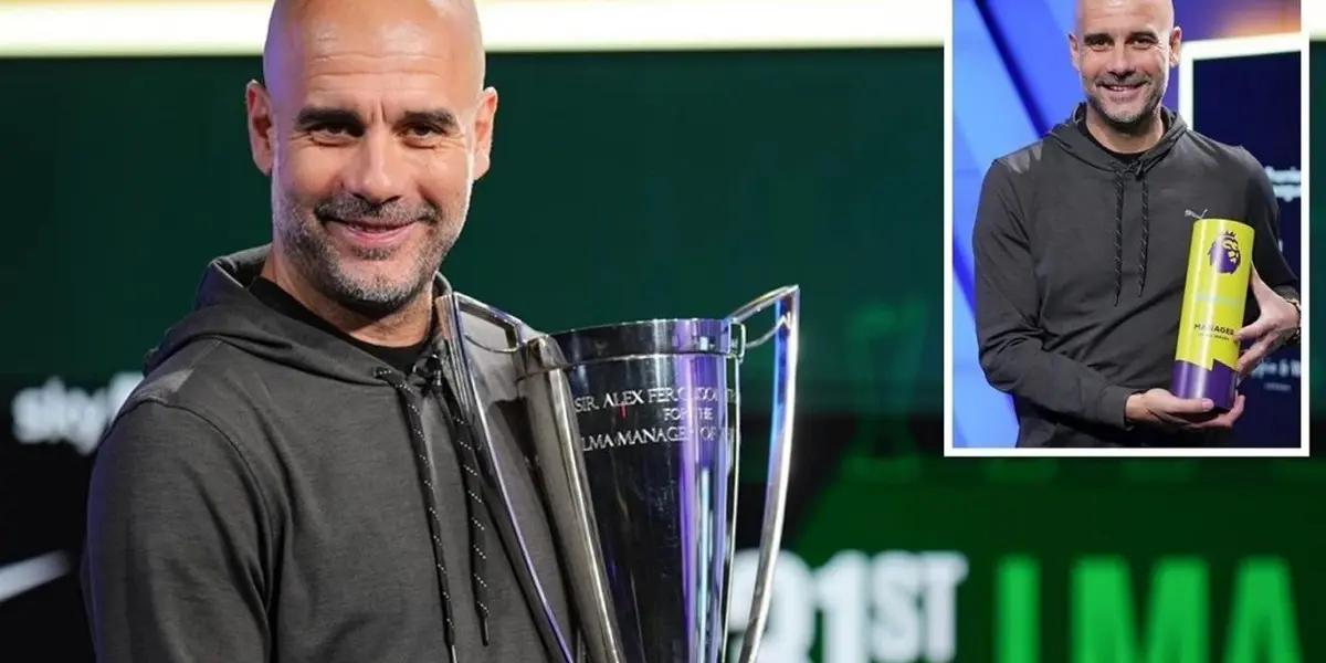 Pep is a favorite after Manchester City won the Premier League, FA Cup and Champions League last season.