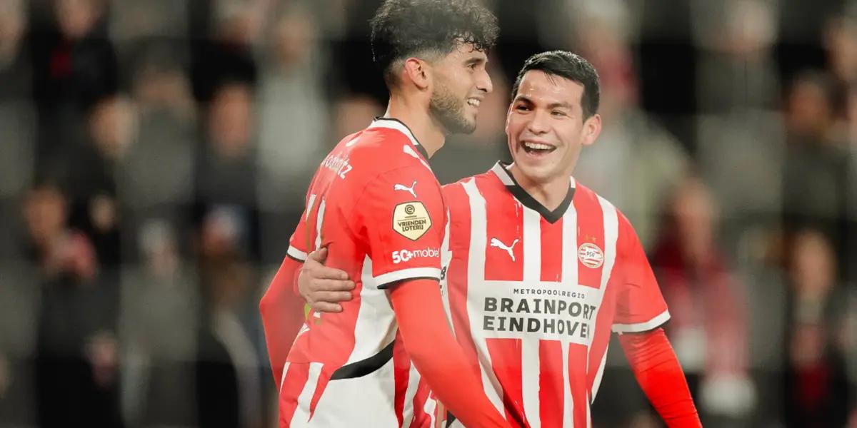 Pepi and Lozano | Photo: @PSV