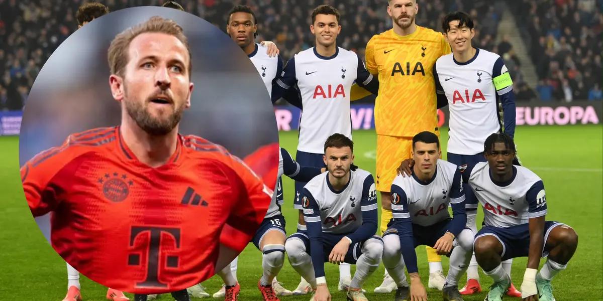 Photo: Hary Kane and Tottenham's social networks.