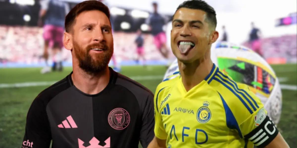 Photo: networks of Lionel Messi and Cristiano Ronaldo.