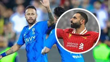 Photo: social networks of Neymar Jr. and Mohamed Salah.