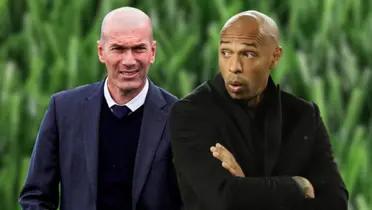 Photo: social networks of Zinedine Zidane and Thierry Henry.