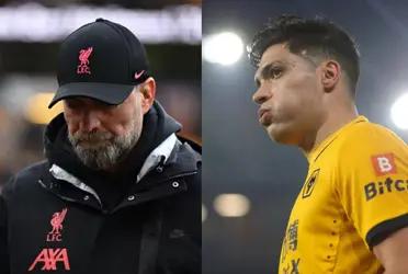 Raul Jimenez had minutes in Wolverhampton's victory against Liverpool and this is what the German coach said