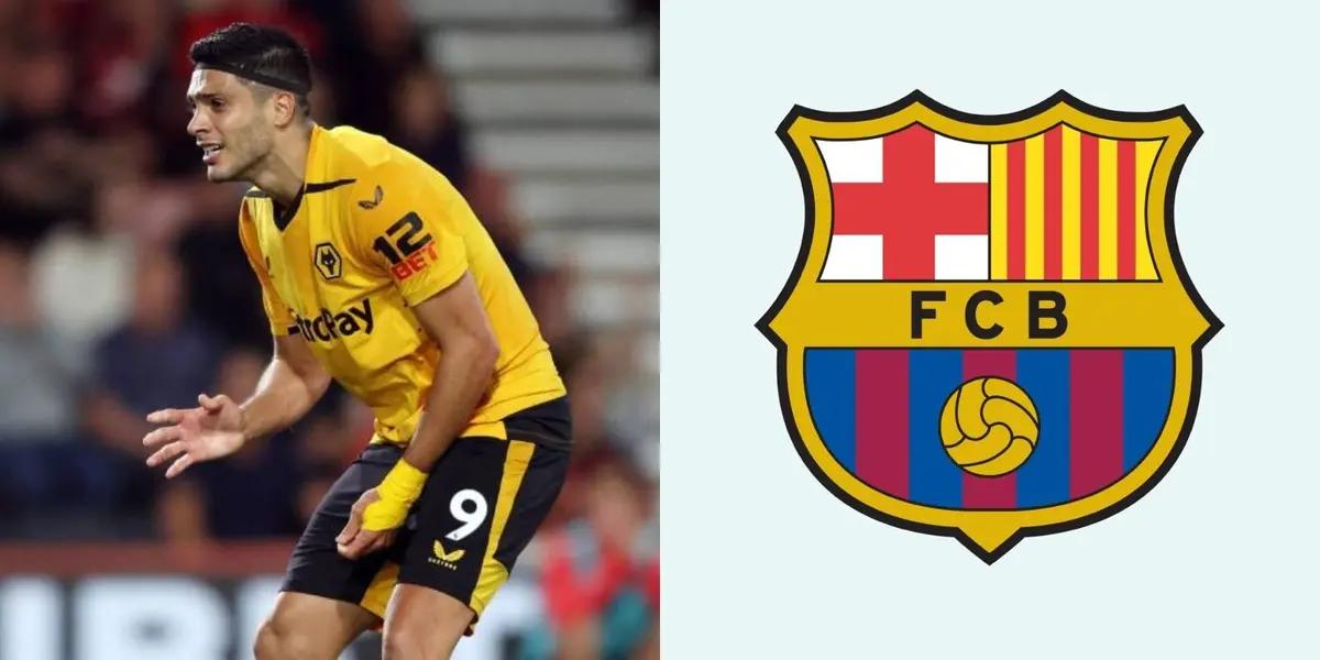 Raúl Jiménez is having a difficult time with the Wolves and FC Barcelona gives him the best news