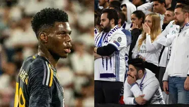 Real Madrid fans criticized the decision of Carlo Ancelotti of placing Tchouameni as a center back.
