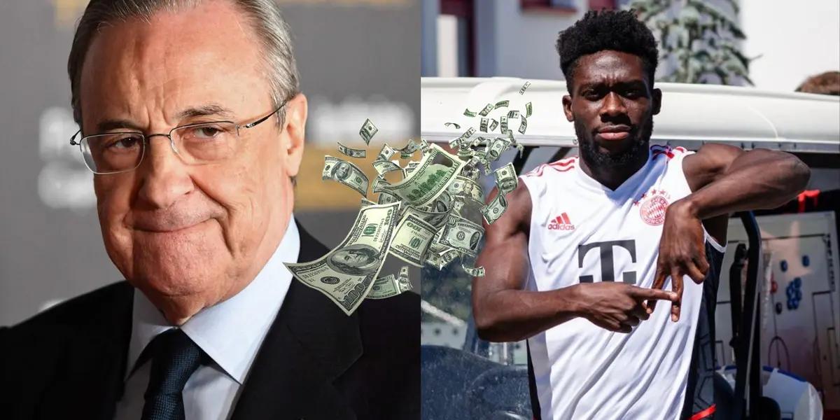 Real Madrid needs to match Alphonso Davies' salary demands to have a higher chance to sign him.