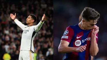 Real Madrid's Jude Bellingham is one of the most valuable player in the Champions league while Barca's most valuable player Gavi is not high on the list.
