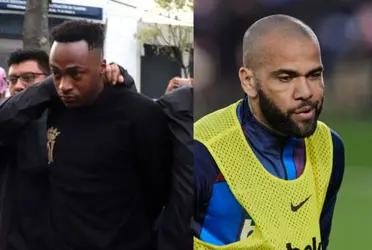 Renato Ibarra, former Club America, was taken to the north prison, while Dani Alves is being held at the site where he is being detained.