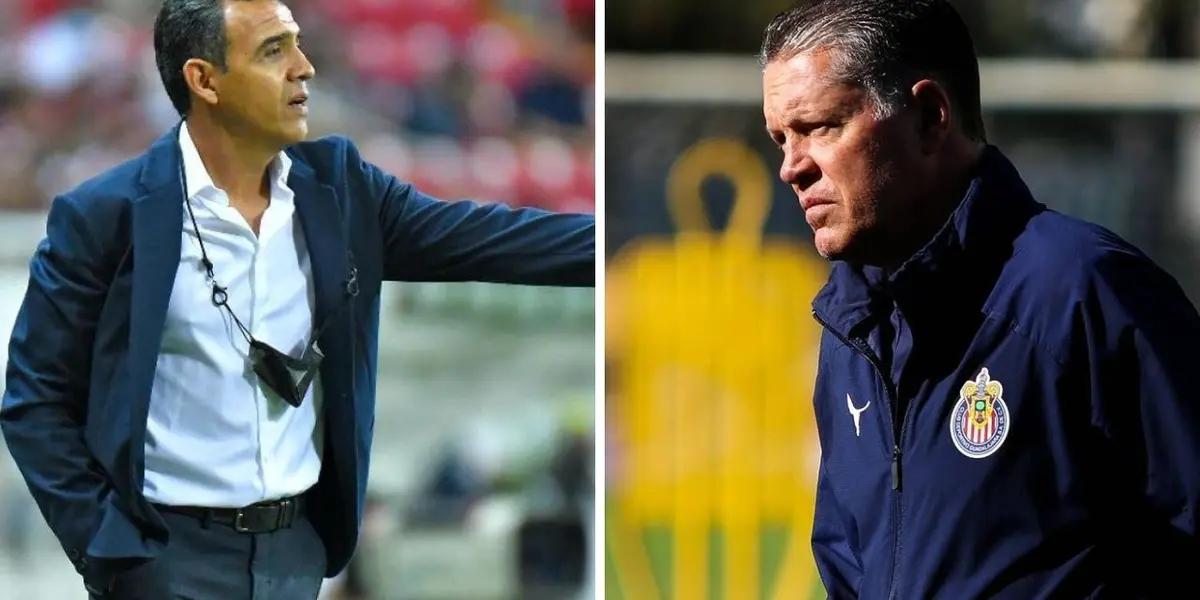 Ricardo Cadena fulfills Ricardo Pelaez's whim and removes a player before the start of the Apertura Tournament.