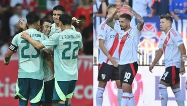 River Plate vs Mexico | Photos: @miseleccionmx y @RiverPlate