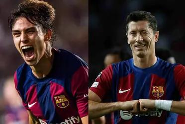 Robert Lewandowski was tonight's hero for Barcelona.