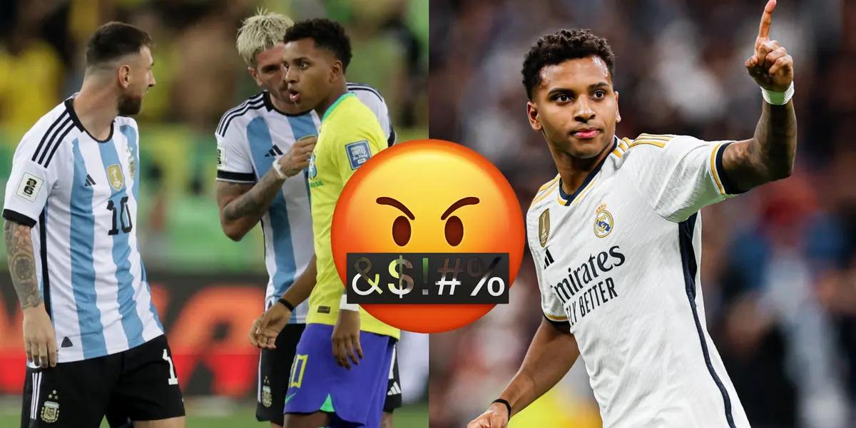 Rodrygo talks about the abuse he has received on social media.