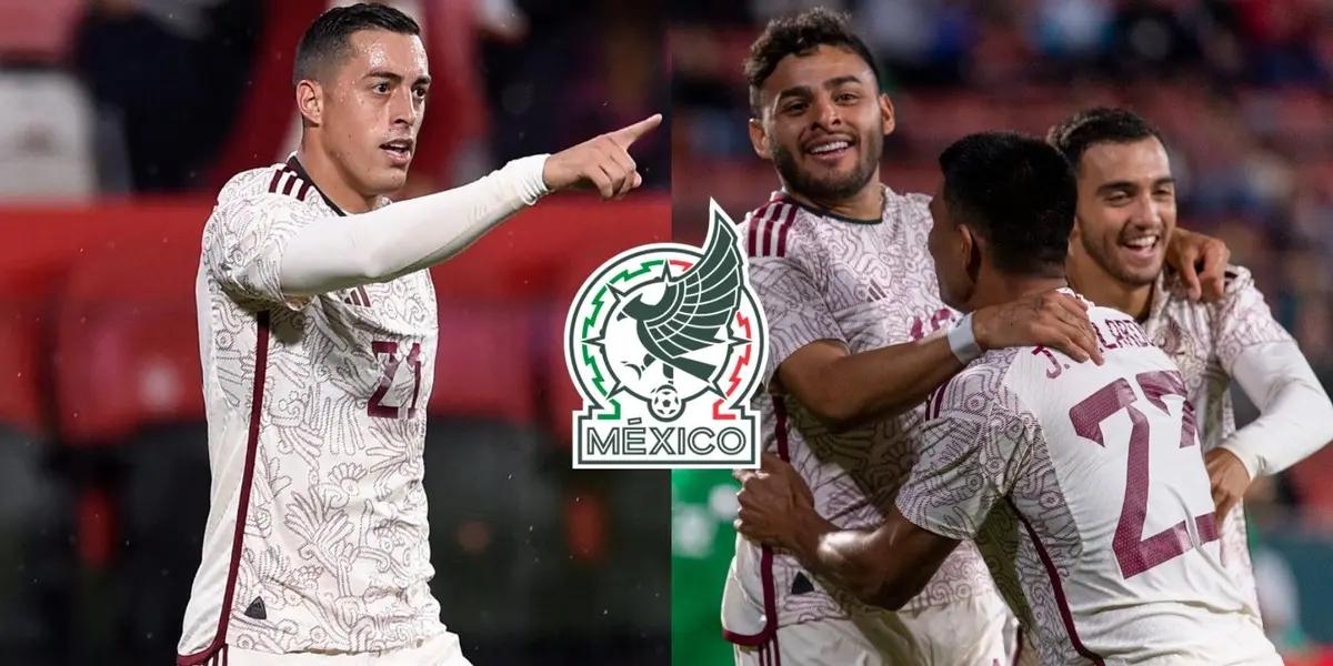 Rogelio Funes Mori broke a long drought with Mexico and celebrated after recent criticism