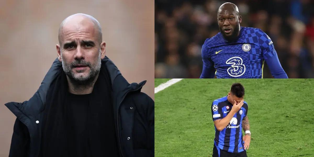 Romelu Lukaku is one of the possibilities o Manchester City and Pep Guardiola