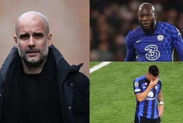 Romelu Lukaku is one of the possibilities o Manchester City and Pep Guardiola