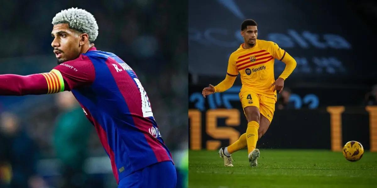 Ronald Araujo reached 100 games for FC Barcelona in the 2-1 win against Celta de Vigo.