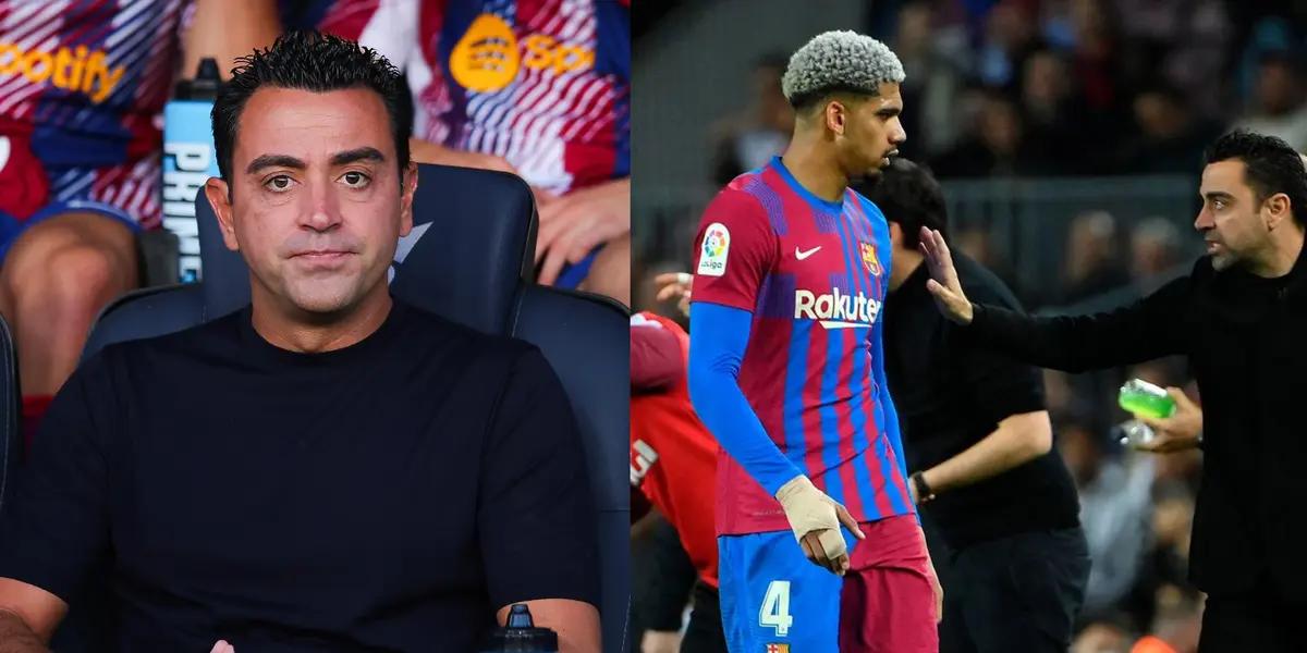 Ronald Araujo's words after knowing that Xavi is leaving Barcelona