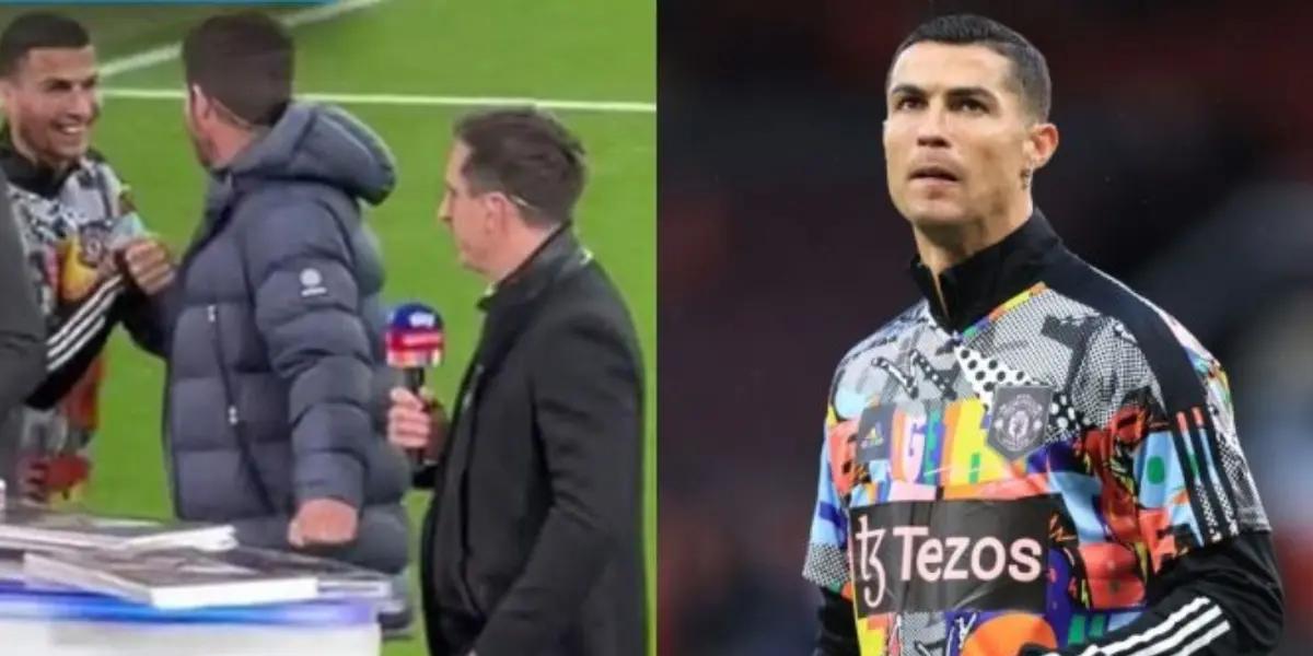 Ronaldo and a former partner lived an uncomfortable moment