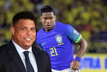 Ronaldo Nazario, Real Madrid legend, dedicated a few words to Endrick, the new sensation of South American football.