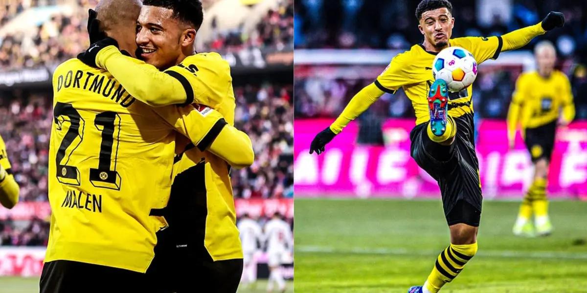 Sancho wins a penalty in the BVB 4-0 against Koln!