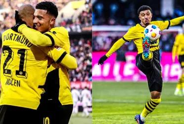 Sancho wins a penalty in the BVB 4-0 against Koln!