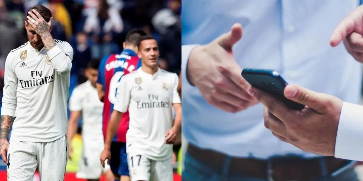 Sergio Ramos and Lucas Vasquez playing for Real Madrid.