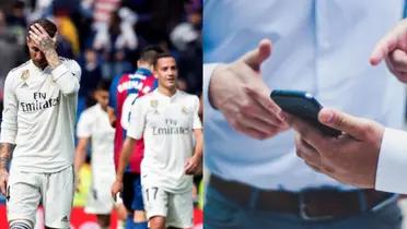 Sergio Ramos and Lucas Vasquez playing for Real Madrid.