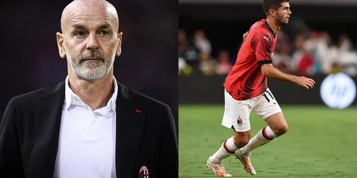 Stefano Pioli already reacts to Pulisic's first games with AC Milan