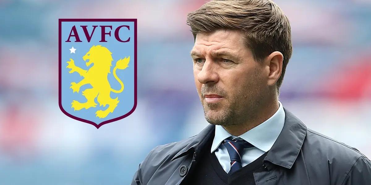 Steven Gerrard left Rangers for Aston Villa.