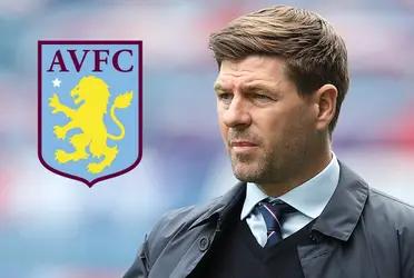 Steven Gerrard left Rangers for Aston Villa.
