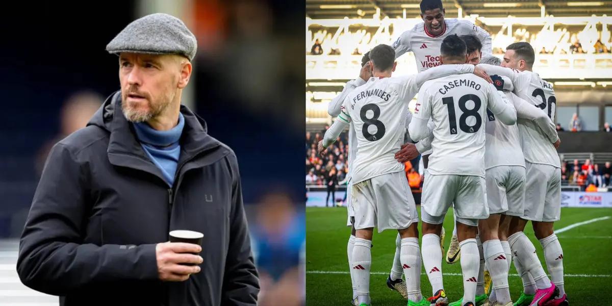 Ten Hag wants improvement in his team despite the 2-1 win today against Luton Town.