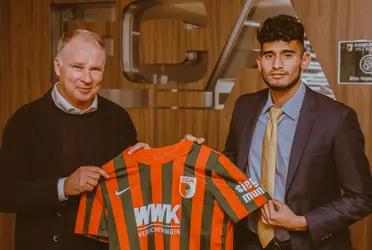 The 18-year-old striker will join Augsburg side on a permanent move worth a total package of $20 million in a 5-year contract.