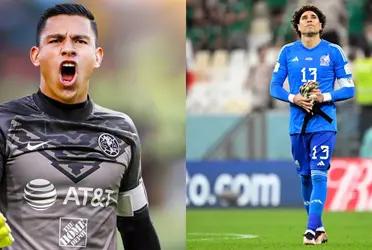 The América goalkeeper makes you forget the work at Guillermo Ochoa's club