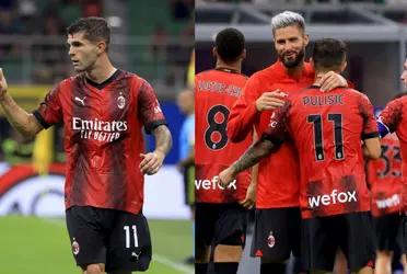 The American AC Milan player with a great assist for Giroud in the Milan vs Napoli match