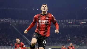 The American scored Milan's first goal in their visit to Bratislava and set a new Champions League record