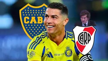 The Argentina Gambit: Cristiano Ronaldo's Potential Move to Boca or River, Involving Javier Milei.