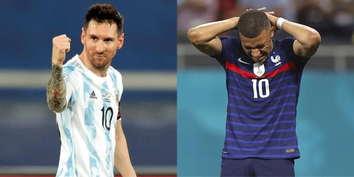 The Argentine, at 35 years of age, gave a new lesson to the French striker