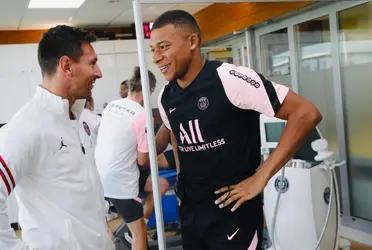 The Argentine star is still getting ready for his premiere with the shirt of his new club, but he already showed his game alongside that of the French attacker