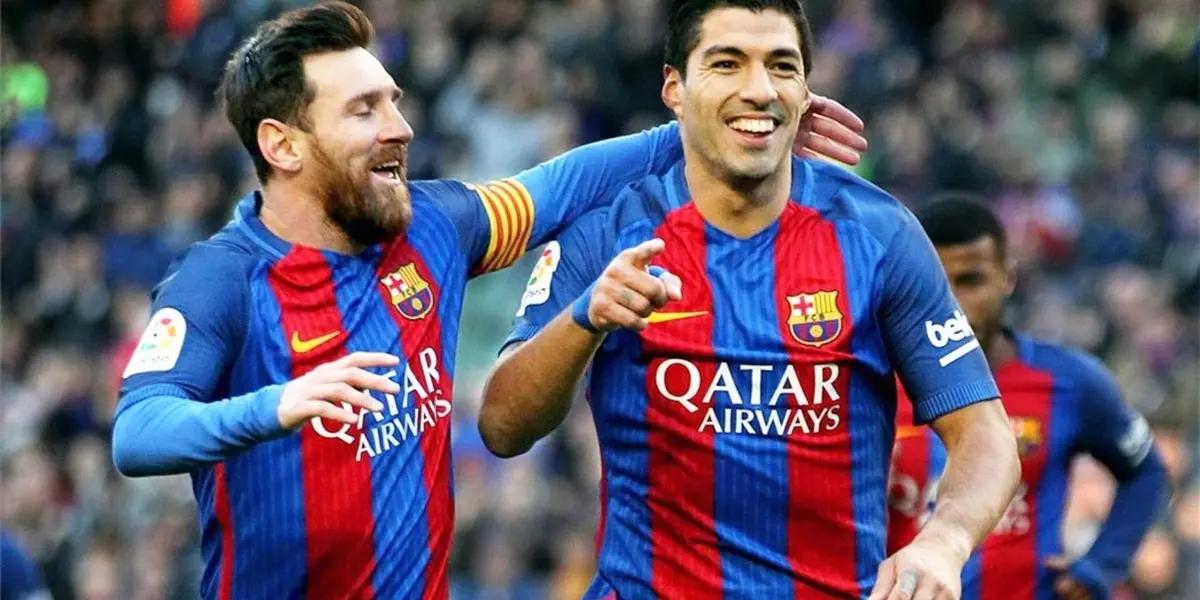 The Argentine star sent a video to Luis Suárez's presentation to wish him all the luck in the world in his new stage.